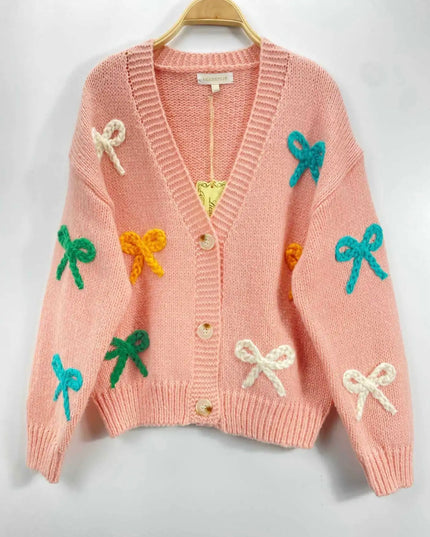 NOÉMIE Sweater - Romantic Bow Detail