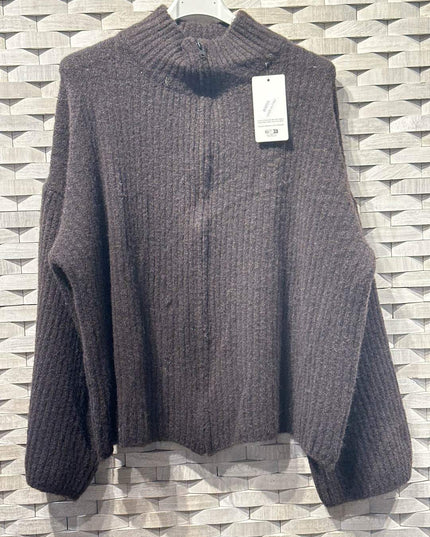 GILET ALMA – MAILLE DOUCE ZIPPÉE