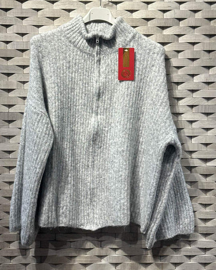 GILET ALMA – MAILLE DOUCE ZIPPÉE