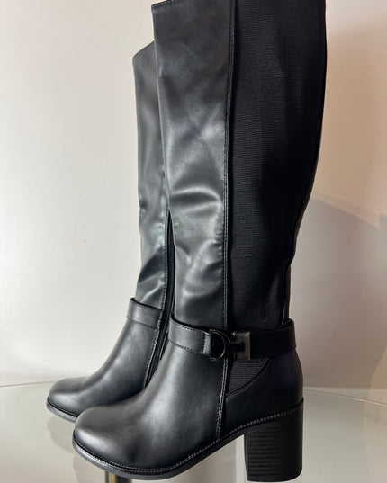 BOTTES CÉLINE - EFFET CUIR