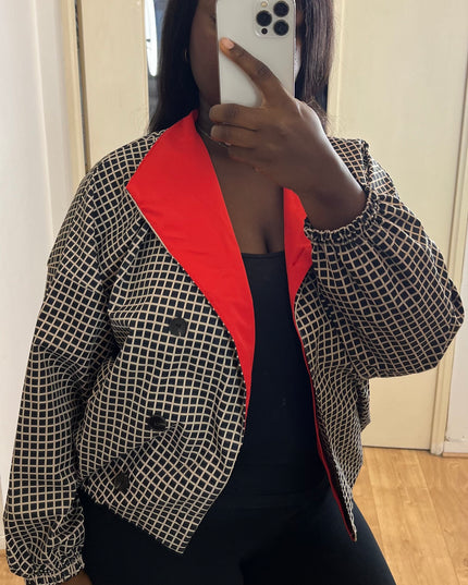 VESTE LEONIE - CARREAUX TENDANCE