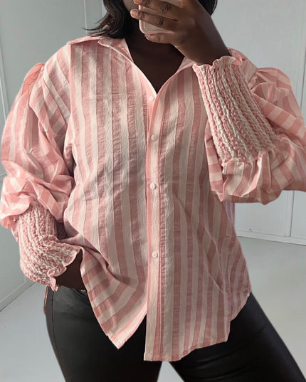 Elegant Puff Sleeve Blouse - Comfort & Style