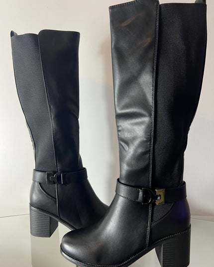 BOTTES CÉLINE - EFFET CUIR