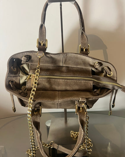 Sac Valentina mini taupe