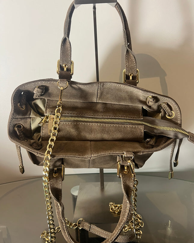Sac Valentina mini taupe