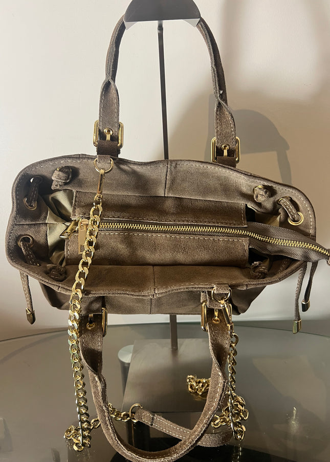 Sac Valentina mini taupe