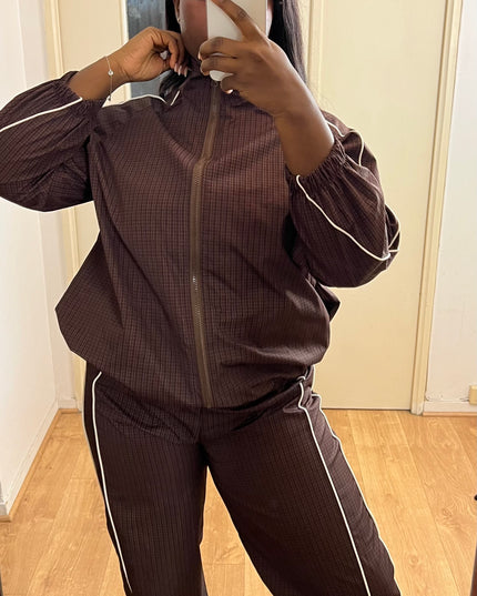 Ensemble Talya – Veste zippée et pantalon