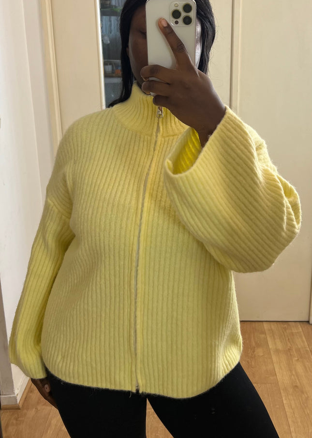 GILET ALMA – MAILLE DOUCE ZIPPÉE