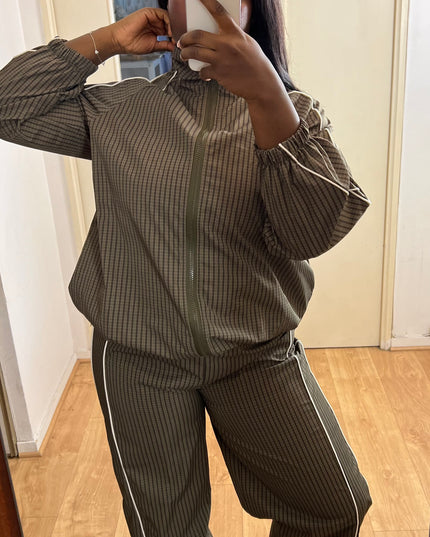 Ensemble Talya – Veste zippée et pantalon