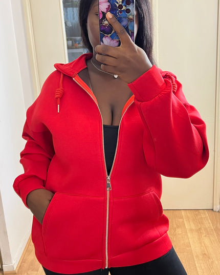 Veste Elena – Zippée à capuche