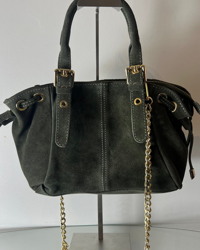 VALENTINA Mini Khaki Bag