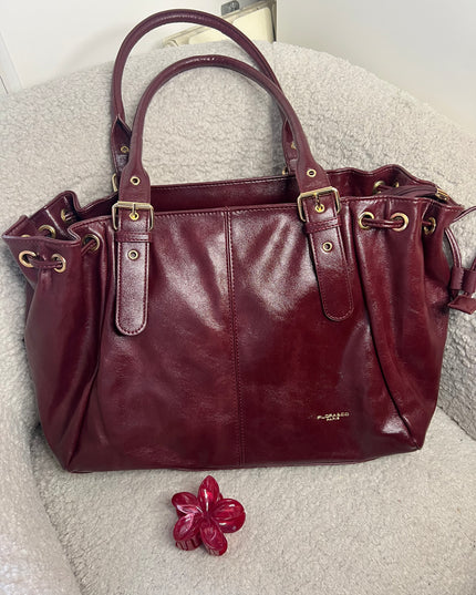 SAC JULIETTE XL BRILLANT- CUIR SYNTHÉTIQUE