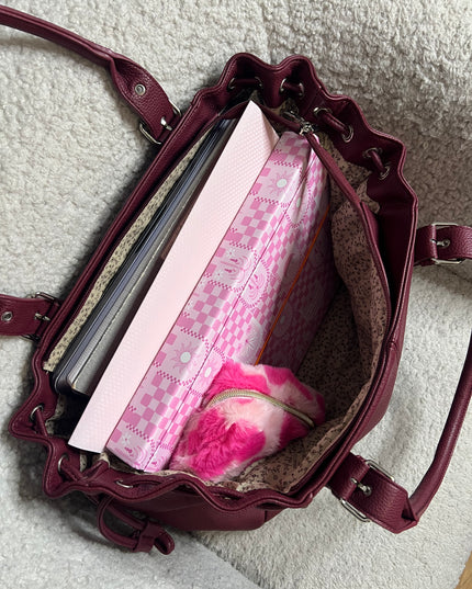 SAC JULIETTE XL - CUIR GRAINÉ SYNTHÉTIQUE