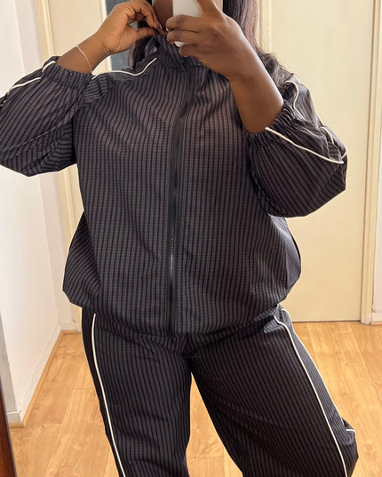 Ensemble Talya – Veste zippée et pantalon