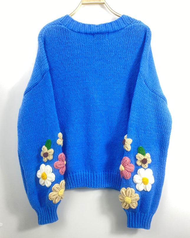 LILY Cardigan - Romantic Floral Pattern