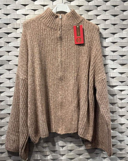 GILET ALMA – MAILLE DOUCE ZIPPÉE