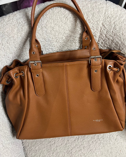 SAC JULIETTE XL - CUIR GRAINÉ SYNTHÉTIQUE