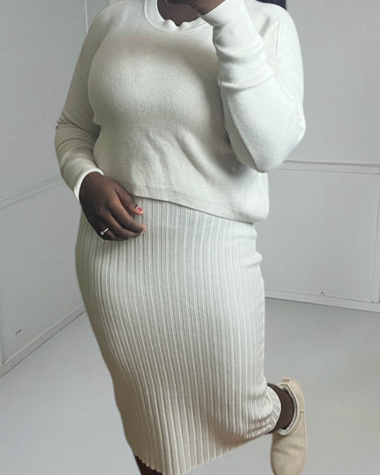 LÉONIE Sweater Dress - Chic and Elegant Comfort