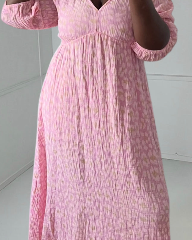 CHINANIE Dress - Long, Backless, 100% Cotton