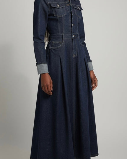 Robe JADE - Longue en Jean Stretch