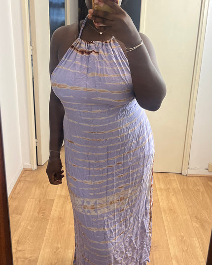 Robe Elvira longue dos nue