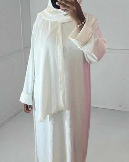AMIRA Abaya - Golden Ramadan Elegance