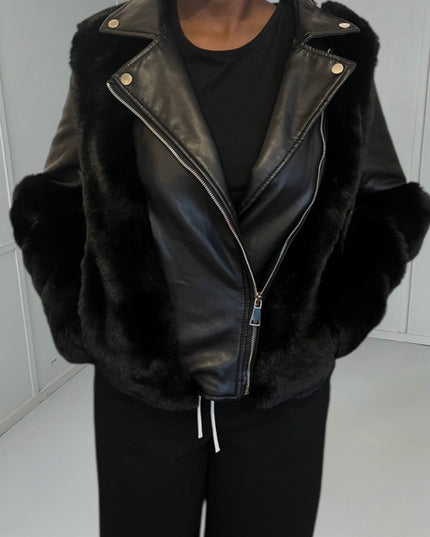 Veste CÉLESTE - Fourrure Luxueuse Glamour