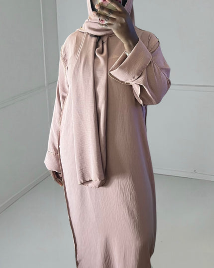 AMIRA Abaya - Golden Ramadan Elegance