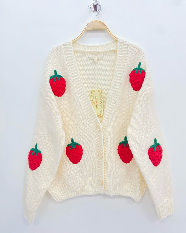 Strawberry Cardigan