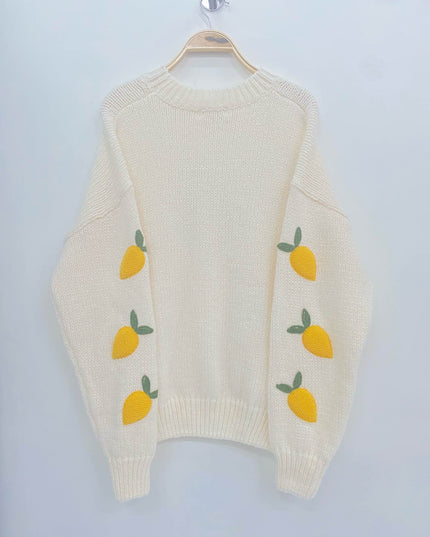 LEMON Sweater - Happy Lemon Pattern