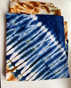 Bleu/marron