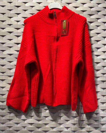 GILET ALMA – MAILLE DOUCE ZIPPÉE