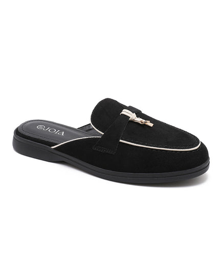 Mule Loafer - CAMILLE Pompon Doré