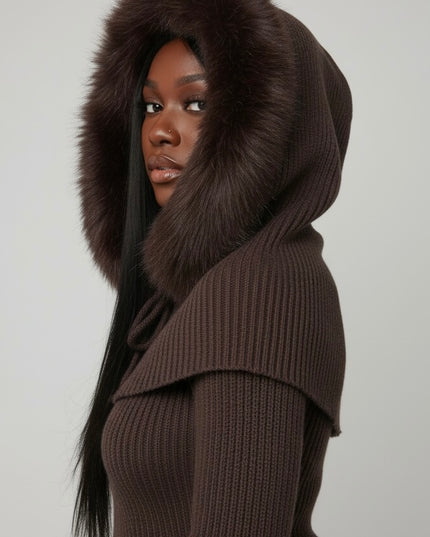 Tasha balaclava - Chocolate